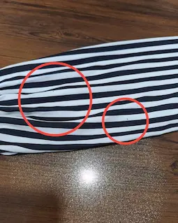 شومیز راه راه سفید مشکی دو یقه سایز-M-تخفیفی