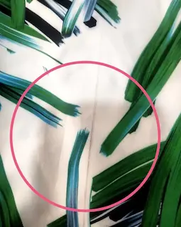 تونیک پنج دکمه سفید سبز طرح خطی آبرنگی  مهشید سایز-7-تخفیفی