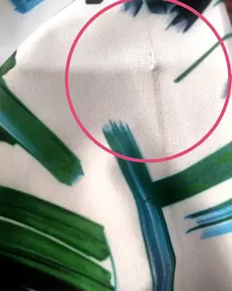 تونیک پنج دکمه سفید سبز طرح خطی آبرنگی  مهشید سایز-7-تخفیفی