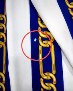 تونیک پنج دکمه سفید سایز بزرگ طرح راه راه زنجیری کاربنی سایز-8-تخفیفی