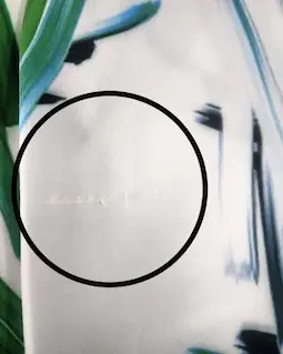 تونیک پنج دکمه سفید سبز طرح خطی آبرنگی  مهشید سایز-5-تخفیفی