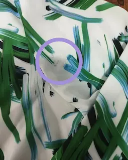 تونیک پنج دکمه سفید سبز طرح خطی آبرنگی  مهشید سایز-7-تخفیفی