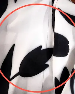 تونیک پنج دکمه سفید طرح گل لاله مشکی سایز-5-تخفیفی