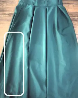 دامن زنانه مجلسی بلند سبز طرح پیله دار ماریا سایز-3-تخفیفی