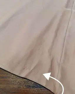 دامن زنانه مجلسی بلند نسکافه ای طرح پیله دار ماریا سایز-2-تخفیفی