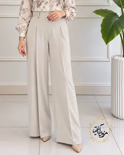 شلوار بگ ریزشی استخوانی طرح مهدا