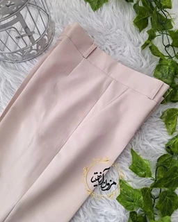 شلوار زنانه جیب نما استخوانی طرح دمپا لعیا