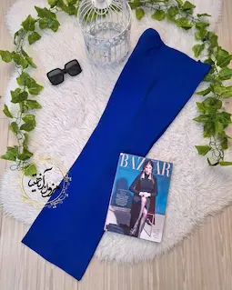 شلوار زنانه کاربنی طرح دمپا لعیا