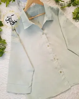 شومیز آستین افتاده طرح بیسیک سوگند