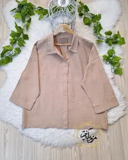 شومیز آستین افتاده طرح بیسیک سوگند