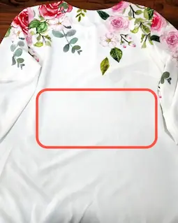 شومیز آستین واشری ریزشی سفید طرح رز صورتی آبرنگی رامند سایز-4-تخفیفی