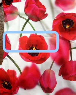 شومیز آستین واشری سفید طرح شقایق قرمز شادی سایز-4-تخفیفی