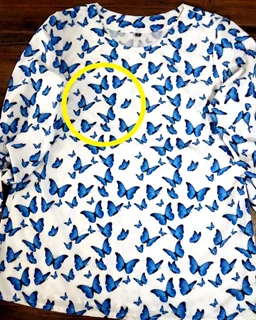 شومیز آستین واشری سفید طرح پروانه کاربنی نیاز سایز-3-تخفیفی