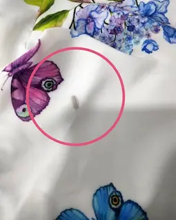 شومیز آستین واشری ریزشی سفید طرح گل و پروانه طراوت سایز-2-تخفیفی