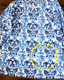 شومیز آستین واشری سفید کاربنی طرح برگ و گلبرگ ملیسا سایز-2-تخفیفی