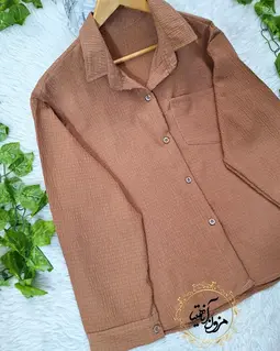 شومیز بیسیک شکلاتی طرح میوسا