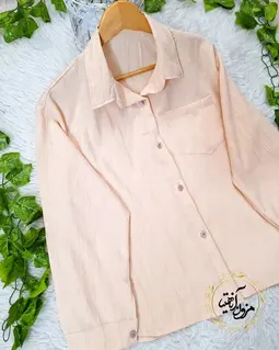 شومیز بیسیک کرم طرح میوسا