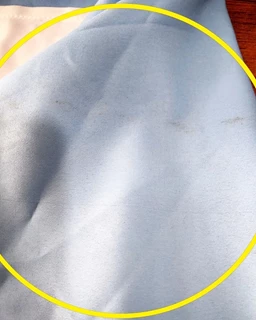 شومیز جلو بسته آبی سفید طرح ایتالیایی سایز-2-تخفیفی