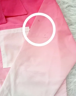 شومیز جلو بسته صورتی سفید طرح ایتالیایی سایز-4-تخفیفی