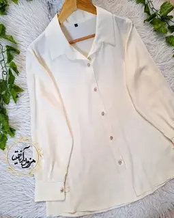 شومیز جلو دکمه الیزه نباتی طرح ریحان