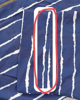 شومیز جلو زیپ دار سرمه ای طرح راه راه سفید مستانه سایز-1-تخفیفی