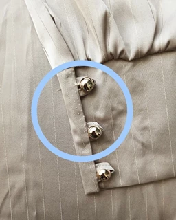 شومیز مجلسی خاکی طرح ساتن آرمانی جدید سایز-2-تخفیفی