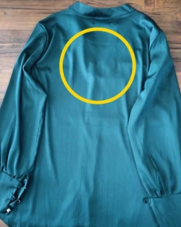 شومیز مجلسی سبز تیره طرح ساتن آرمانی جدید سایز-4-تخفیفی