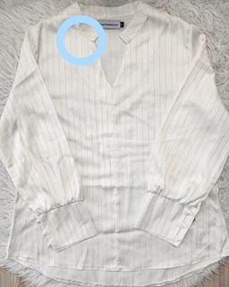 شومیز مجلسی سفید طرح ساتن آرمانی جدید سایز-5-تخفیفی