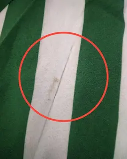 شومیز یقه پاپیونی سبز سفید طرح راه راه پرنیا سایز-2-تخفیفی