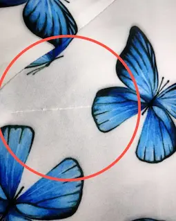 شومیز یقه پاپیونی سفید طرح پروانه کاربنی نیاز سایز-2-تخفیفی