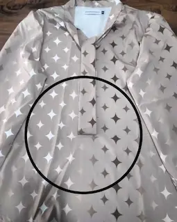 شومیز یقه کراواتی نسکافه ای طرح ستاره ای هایده سایز-2-تخفیفی