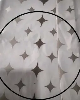 شومیز یقه کراواتی نسکافه ای طرح ستاره ای هایده سایز-3-تخفیفی