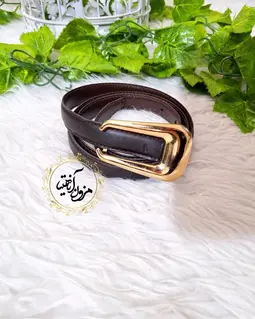 کمربند دور دوخت دو سانت طرح سگک طلایی کوچ