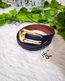کمربند دور دوخت دو سانت طرح سگک طلایی کوچ