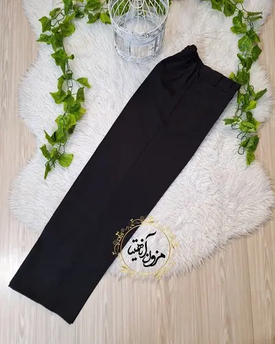 شلوار زنانه مشکی طرح بگ صوفی