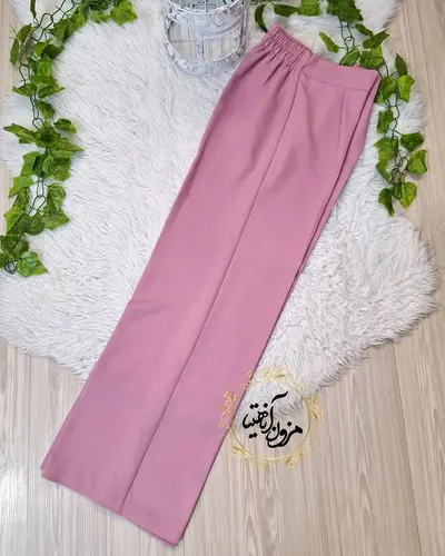 شلوار زنانه کالباسی طرح نیم بگ سایز-1-تخفیفی