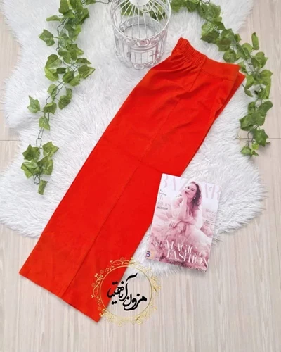 شلوار مازراتی بگ نارنجی سایز-3-تخفیفی