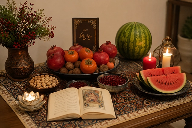 کاور ویدیوی شب یلدای مزون آناهیتا